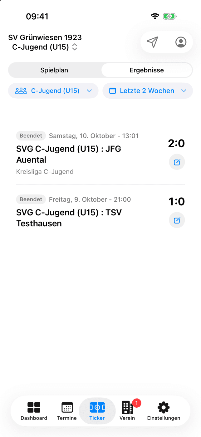 Spielbericht