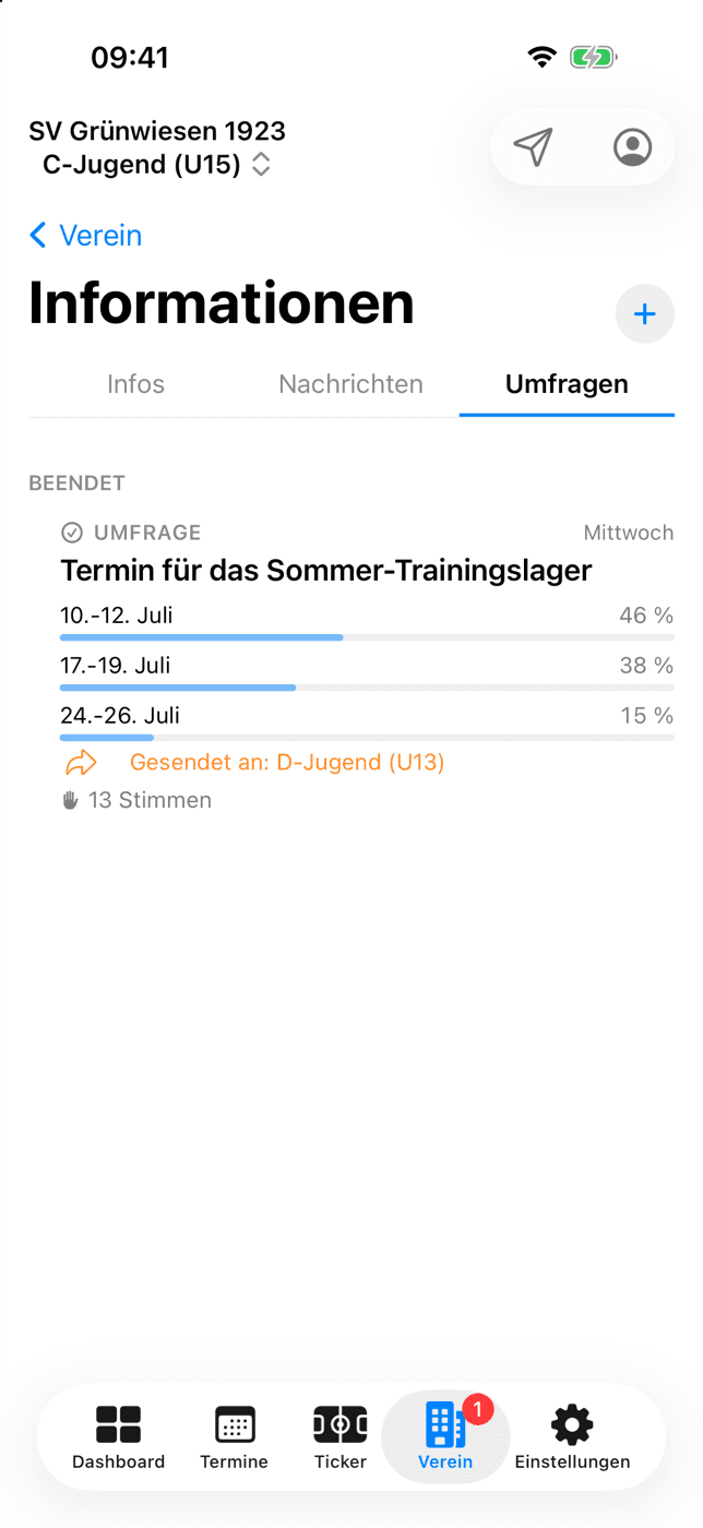 Teamly Umfragen