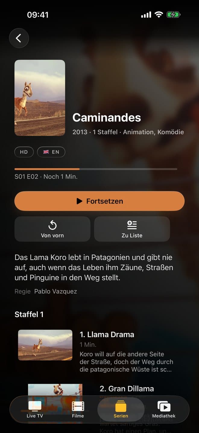 Serie mit Weiterschauen